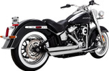 Vance & Hines Big Shots Staggered 2-into-2 Chrome Exhaust System (17341)