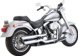 Vance & Hines Twin Slash 3" Chrome Slip-On Mufflers (16343)