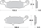 SBS HS - Sintered Brake Pads (704HS)