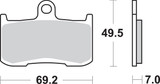 SBS HS - Sintered Brake Pads (782HS)