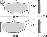 SBS LS - Sintered Brake Pads (833LS)