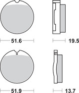 SBS HF - Ceramic Brake Pads (501HF)