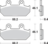 SBS MS - Sintered Brake Pads (182MS)
