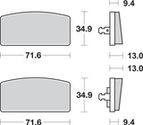 SBS HF - Ceramic Brake Pads (520HF)