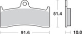 SBS HF - Ceramic Brake Pads (729HF)