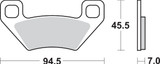 SBS ATS Sintered Brake Pads (822ATS)