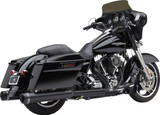 Cobra 4.5" Gen-2 Neighbor Haters Black Slip-On Mufflers for '95-16 FL (6290RB)