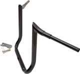 LA Choppers 1.5" Grande Prime Ape Black Handlebar w/16" End Rise (LA-7356-16B)