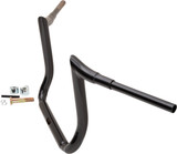 LA Choppers 1.5" Grande Prime Ape Black Handlebar w/12" End Rise (LA-7355-12B)