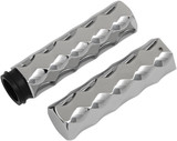 LA Choppers Chrome Billet Throttle-By-Wire Hex Grips (LA-7491-00)