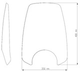 Puig New Generation Touring Windscreen | Clear (9438W)