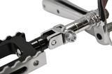 LA Choppers Chrome Early-Style Male Footpeg Mount Adaptors (LA-7202-01)