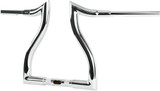 LA Choppers Chrome Hammerhead 12" Rise T-Bar Handlebar (LA-7316-12)