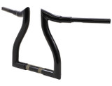 LA Choppers Black Hammerhead 12" Rise T-Bar Handlebar (LA-7326-12B)