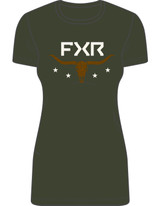 FXR Antler Premium Womens Short Sleeve Shirt
