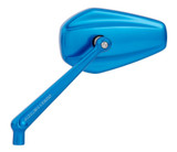 Arlen Ness Mini Stocker Forged Blue Left Mirror (13-150)