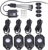 Brite Lites RGB & Bluetooth LED Rock Light Kit (BL-RGBROCK4)