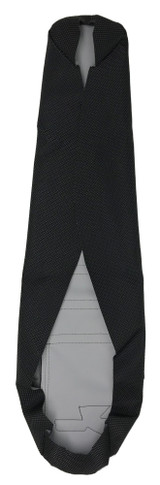D'Cor Visuals Ribbed Seat Cover | Honda Black/Gray (30-10-502)