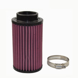 K&N Universal Round Clamp-On Air Filter 1 11/16" I.D. 43MM Flange (RU-0210)