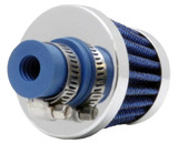 K&N Rubber Base Crankcase Vent Filter Blue 3/8" Flange (62-1600BL)