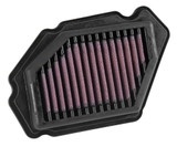 K&N High-Flow Performance Air Filter for '15-20 Kawasaki ZX1000 H2 (KA-9915)