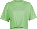 Fox Racing Wordmark Premium Womens Short Sleeve Crop Shirt