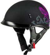 GMAX HH-65 Corvus Motorcycle Half Helmet w/Peak