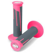 ProTaper Clamp-On Grips | Diamond | Twist Throttle | Pink/Dark Gray (021684)