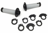 ProTaper Clamp-On Pillow Top MX Grips | Twist Throttle | Black/Gray (021682)