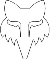 Fox Racing Fox Head 4" Die Cut Sticker