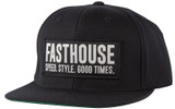 Fasthouse Blockhouse Snapback Hat