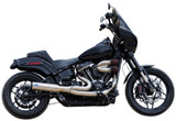 S&S Brushed Stainless Steel Qualifier 2-1 Exhaust System (550-1103)