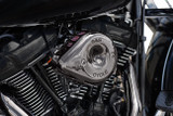 S&S Stealth Mini Teardrop Lava Chrome Air Cleaner M8 (170-0782)