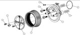 S&S Stealth Air Cleaner Kit M8 Touring (170-0803)