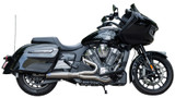 S&S Brushed Stainless Steel Qualifier 2-1 Race Exhaust System (550-1082)