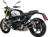 Akrapovic Black Titanium Double Conical Slip-On Muffler (S-B12SO25-HISSSBL)