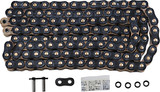 EK 525 ZVX3 Black/Gold Sportbike Chain 120 Links (525ZVX3-120KG)