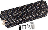 EK 530 ZVX3 Black/Gold Sportbike Chain 150 Links (530ZVX3-150KG)