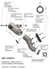 Leo Vince LV Corsa Titanium Slip-On Muffler (15402TU)
