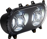 Custom Dynamics Black Double-X LED Headlight (CD-RG-H-B)