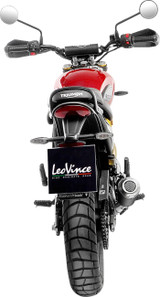 Leo Vince LV-10 Black Stainless Steel Slip-On Muffler (15268BU)
