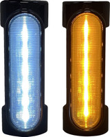 Custom Dynamics Black Dynamic Amber/White Engine Guard LEDs (CD-CB-AW-SS6-B)