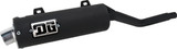 DG RCM II Sport Series Black Steel Slip-On Exhaust (051-2110)