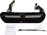 Custom Dynamics Black Amber/White LED Vent Insert w/Stainless (CD-VENT-AW2-B)