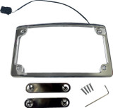 Custom Dynamics Chrome LED Lighted Radius License Plate Frame (LPF-RAD-23CVO-C)