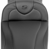 Saddlemen Extended Reach Roadsofa Carbon/Black Seat w/Backrest (808-07B-186B0)