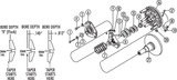 Comet Spring Tension Washer Kit for 108-C/102-C/101-C/100-C (3-Pack) (203849A)