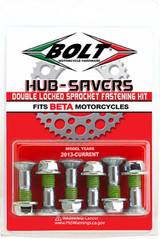 Bolt 30mm Silver Double Locked Sprocket Fasteners 6 Pack (HS.BETA)