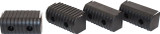 Caliber 2" x 4" Black Plastic BunkWrap Endcap 4-Pack (23051-BK)