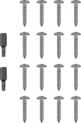 Caliber 2" x 6" Gray Plastic BunkWrap Endcap 4 Pack (23053)